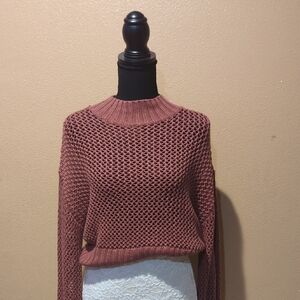 Express Women's Knit Sweater - Warm Mauve